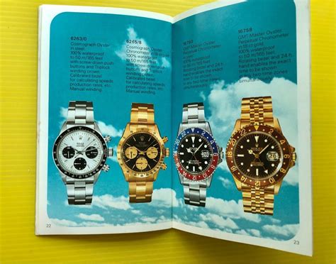 vintage Rolex catalogue